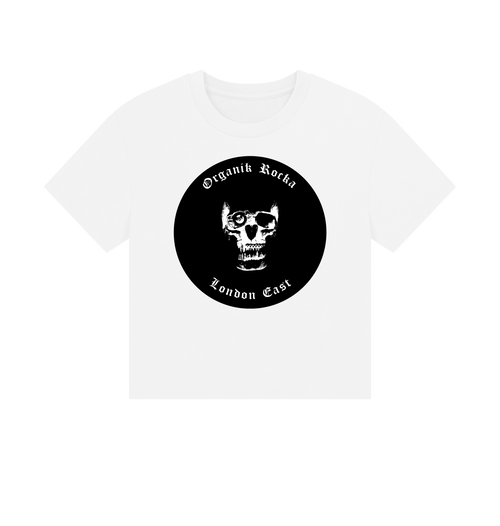 White Printed T-shirt Front