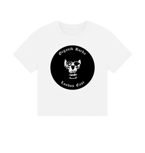 White Printed T-shirt Front