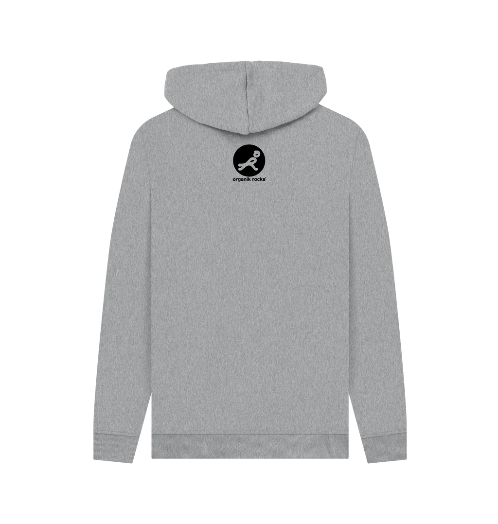 Light Heather Printed Hoody Back