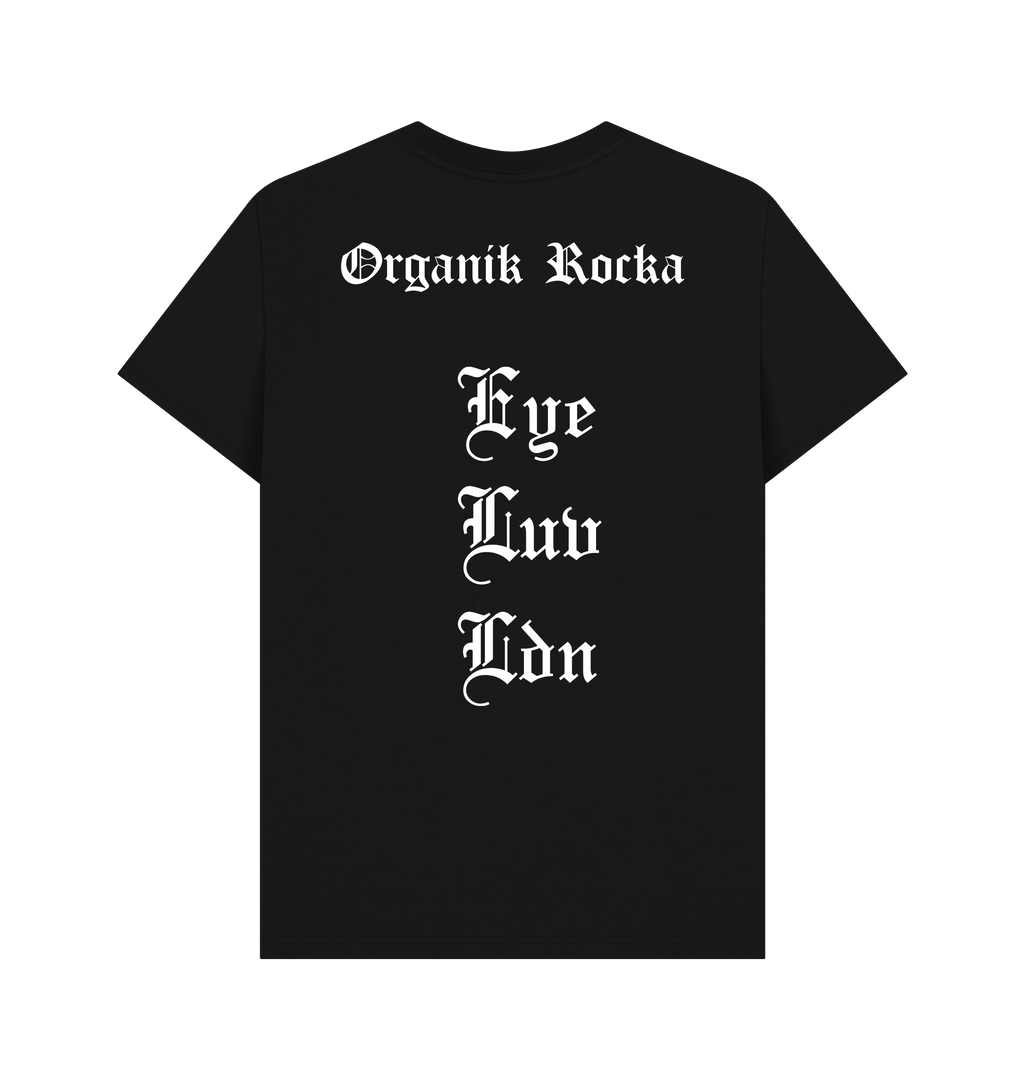 Black Printed T-shirt Back