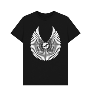 Black Printed T-shirt Front