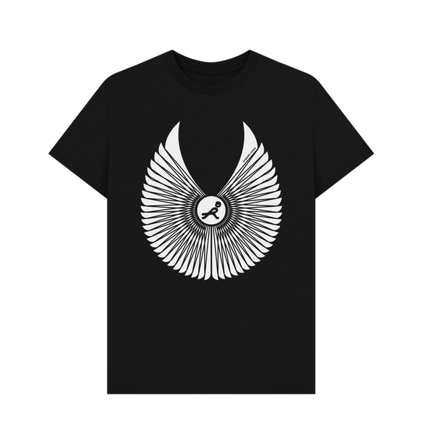 Black Printed T-shirt Front