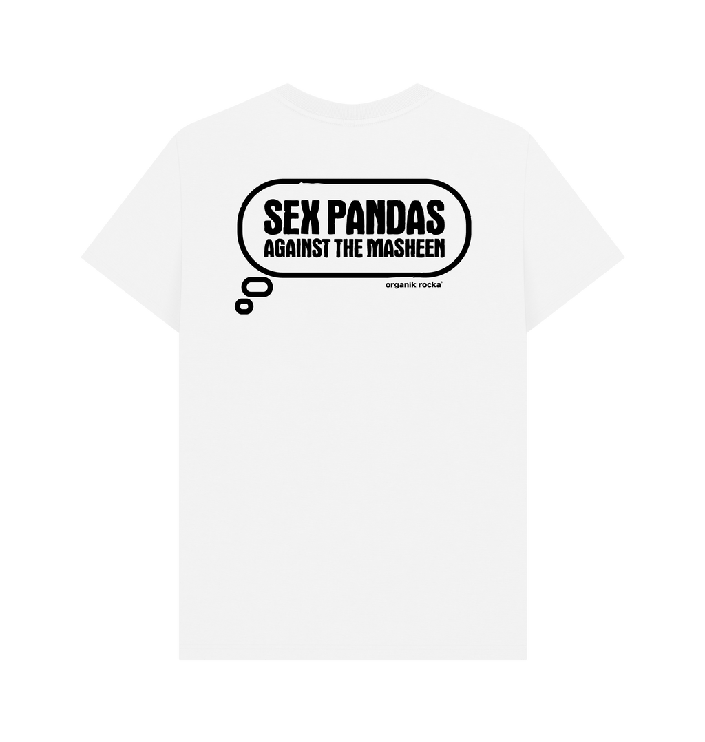 White Printed T-shirt Back