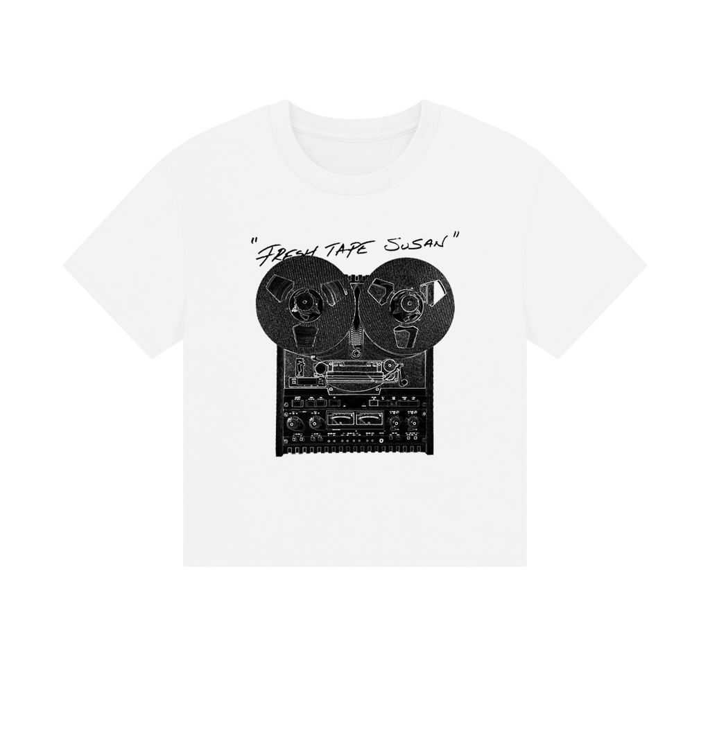 White Printed T-shirt Front