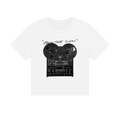 White Printed T-shirt Front