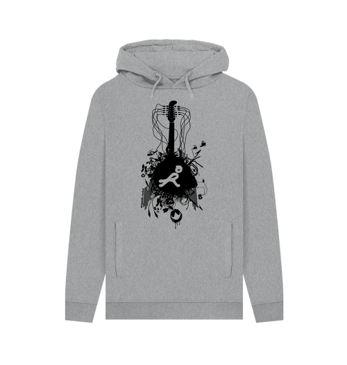 Light Heather Printed Hoody Front