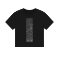 Black Printed T-shirt Front