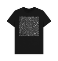 Black Printed T-shirt Front