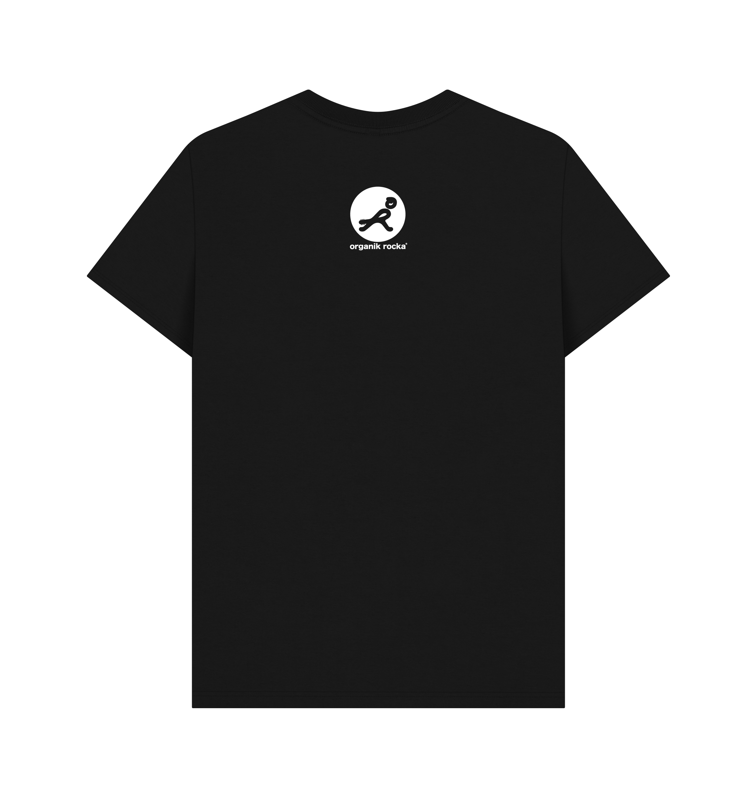 Black Printed T-shirt Back