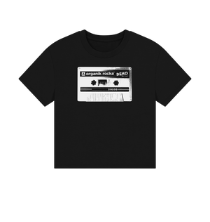 Black Printed T-shirt Front