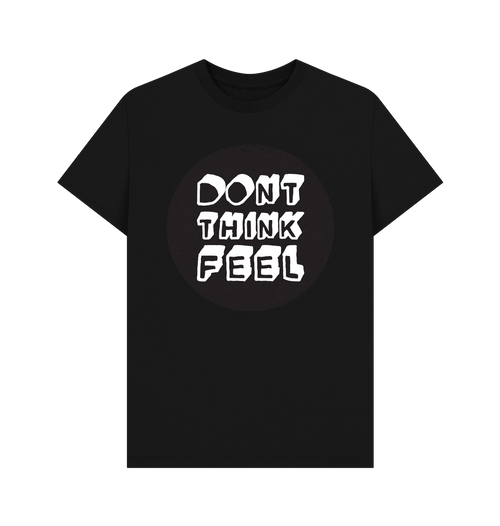 Black Printed T-shirt Front