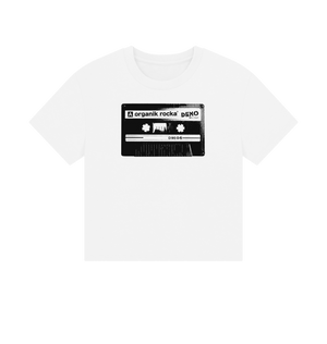 White Printed T-shirt Front