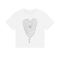 White Printed T-shirt Front