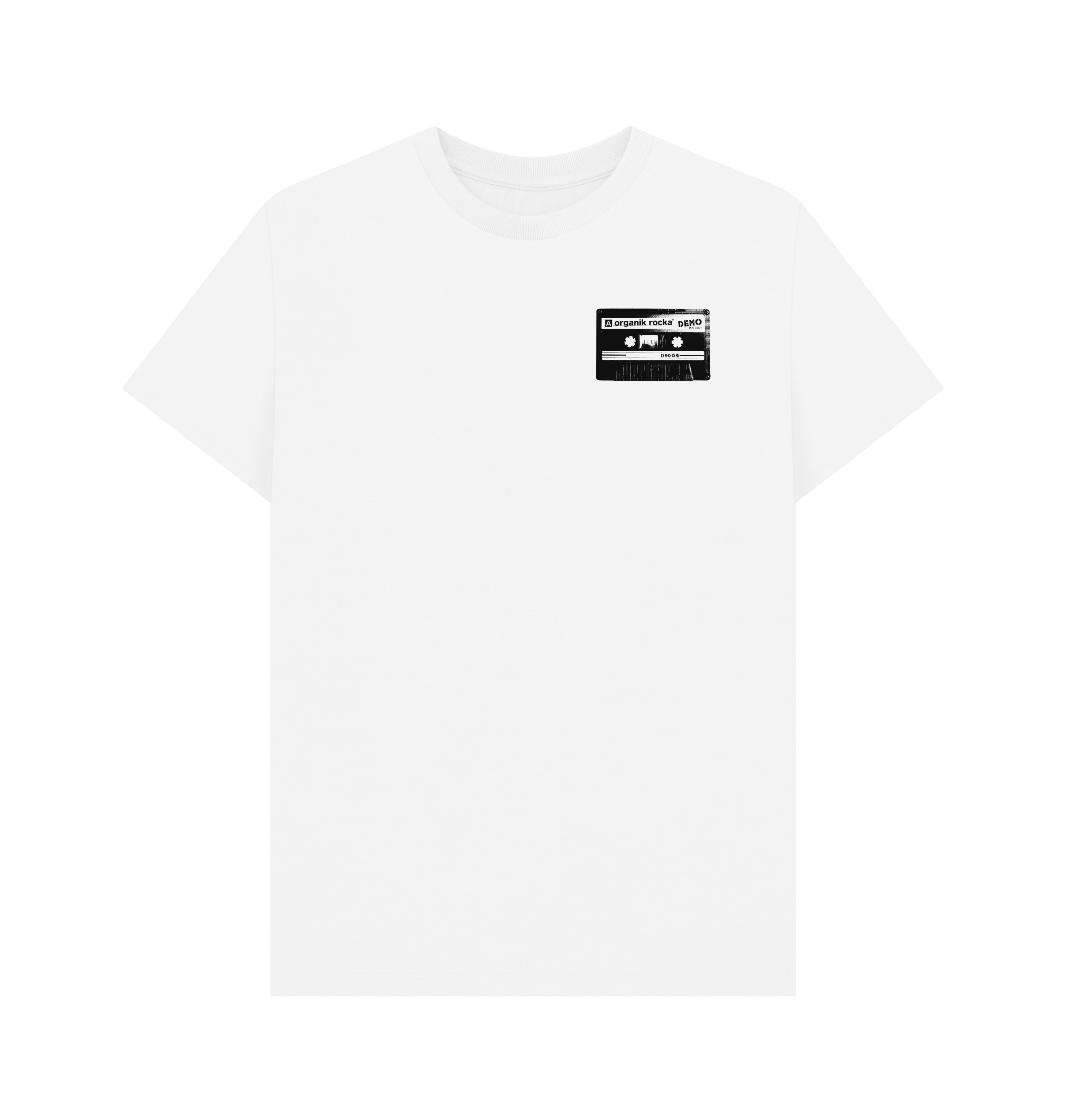 White Printed T-shirt Front