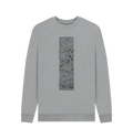 Light Heather Printed Sweater Front