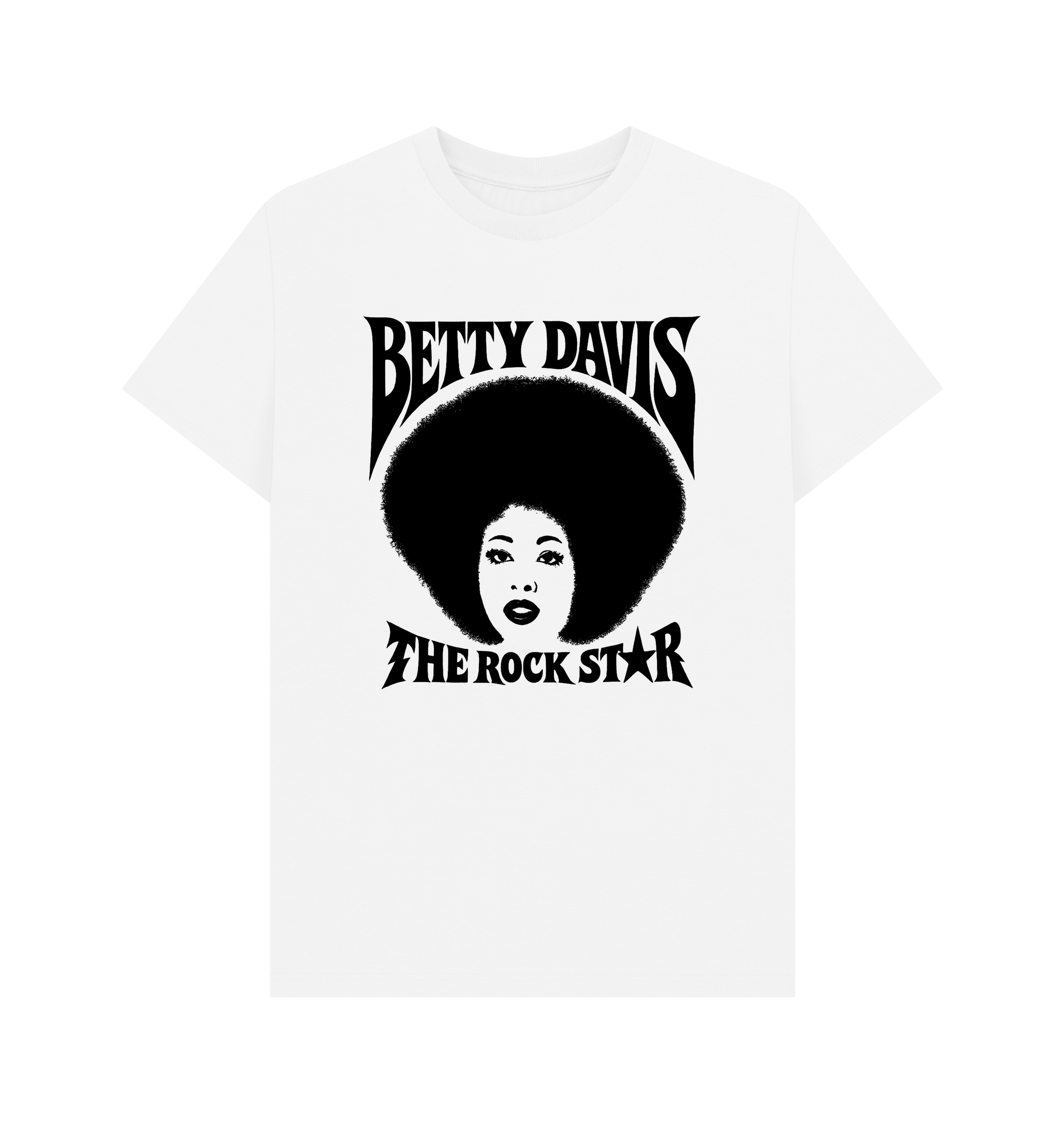 White Printed T-shirt Front
