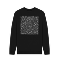Black Printed Sweater Front