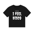 Black Printed T-shirt Front