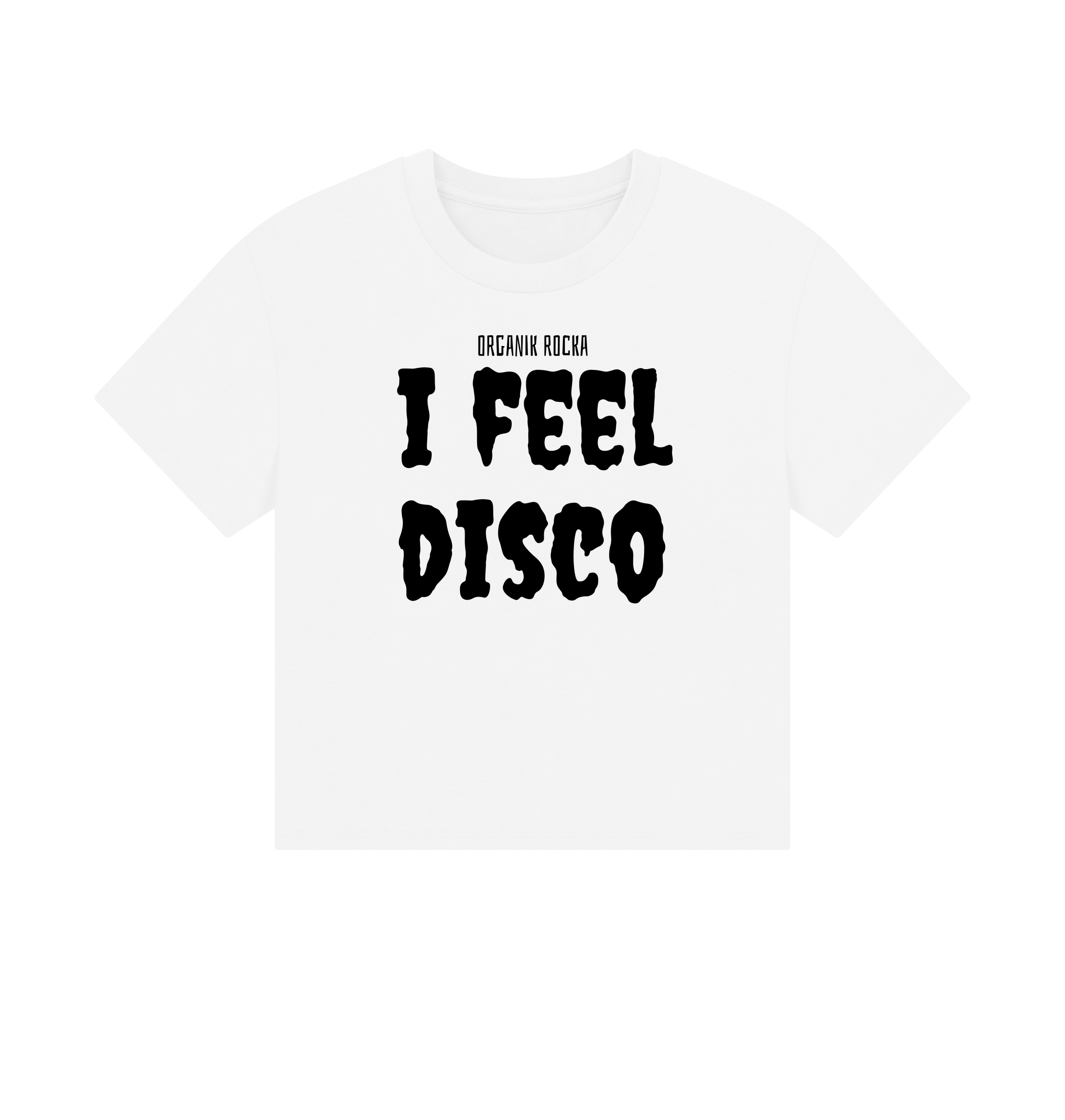 White Printed T-shirt Front