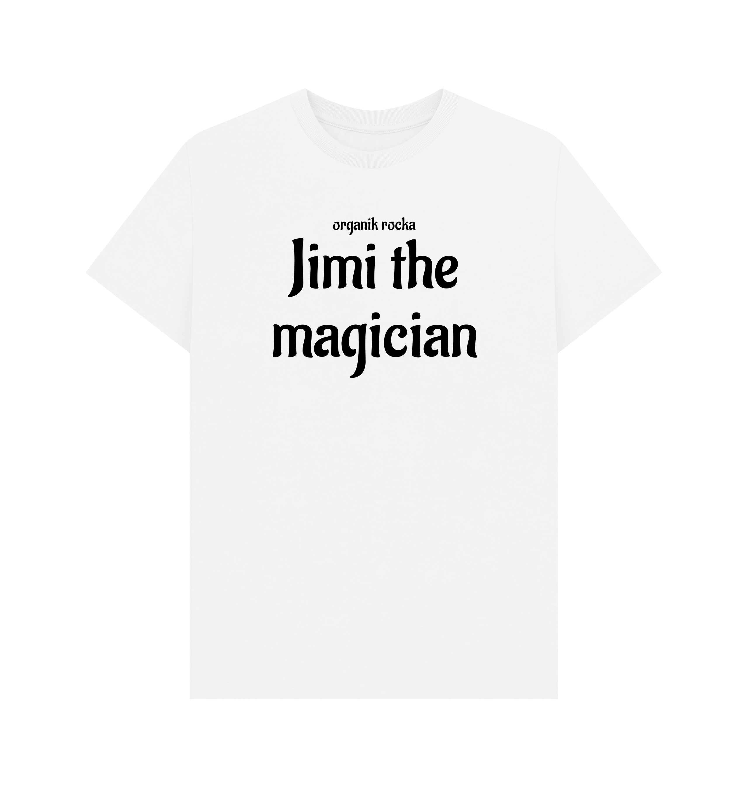 White Printed T-shirt Front