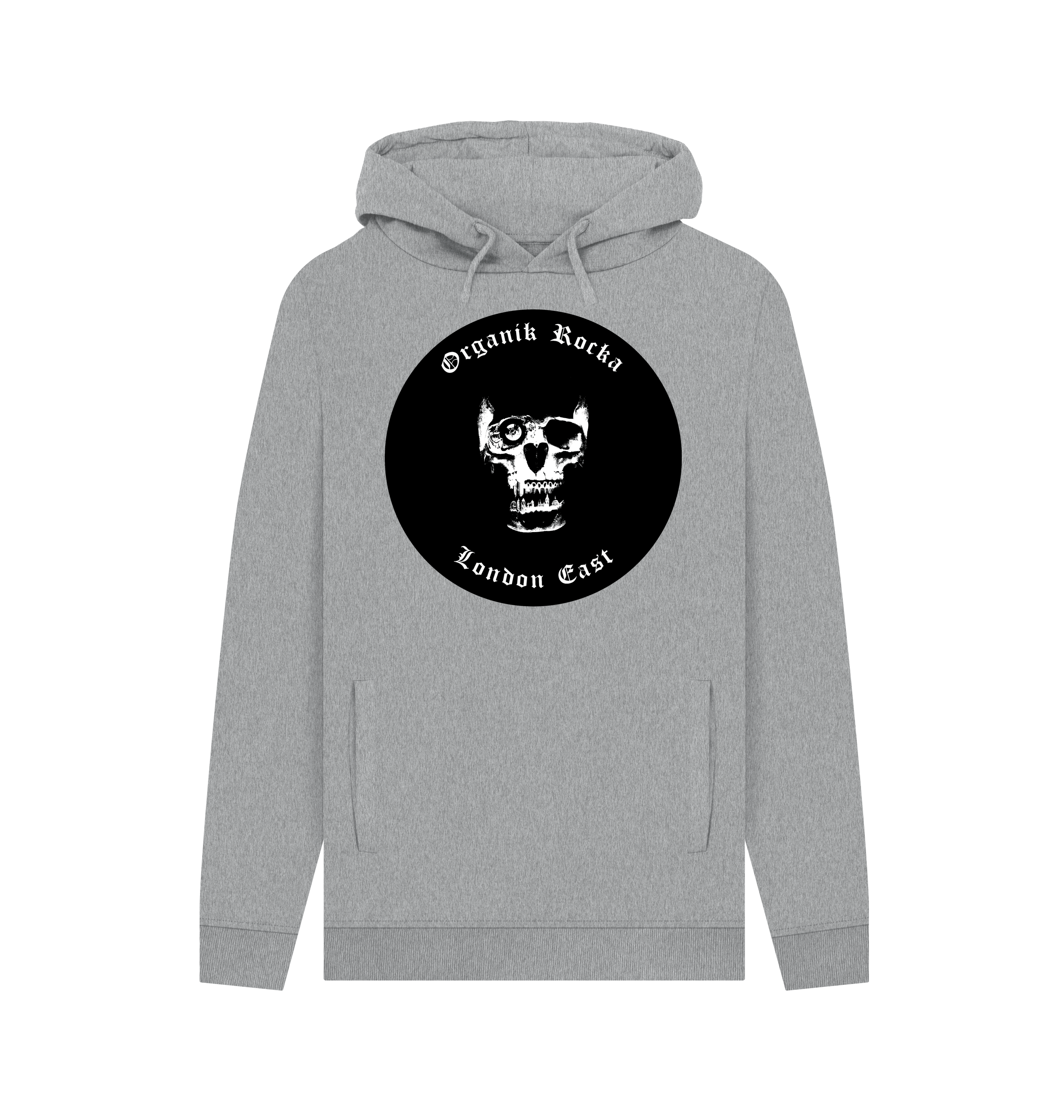 Light Heather Printed Hoody Front