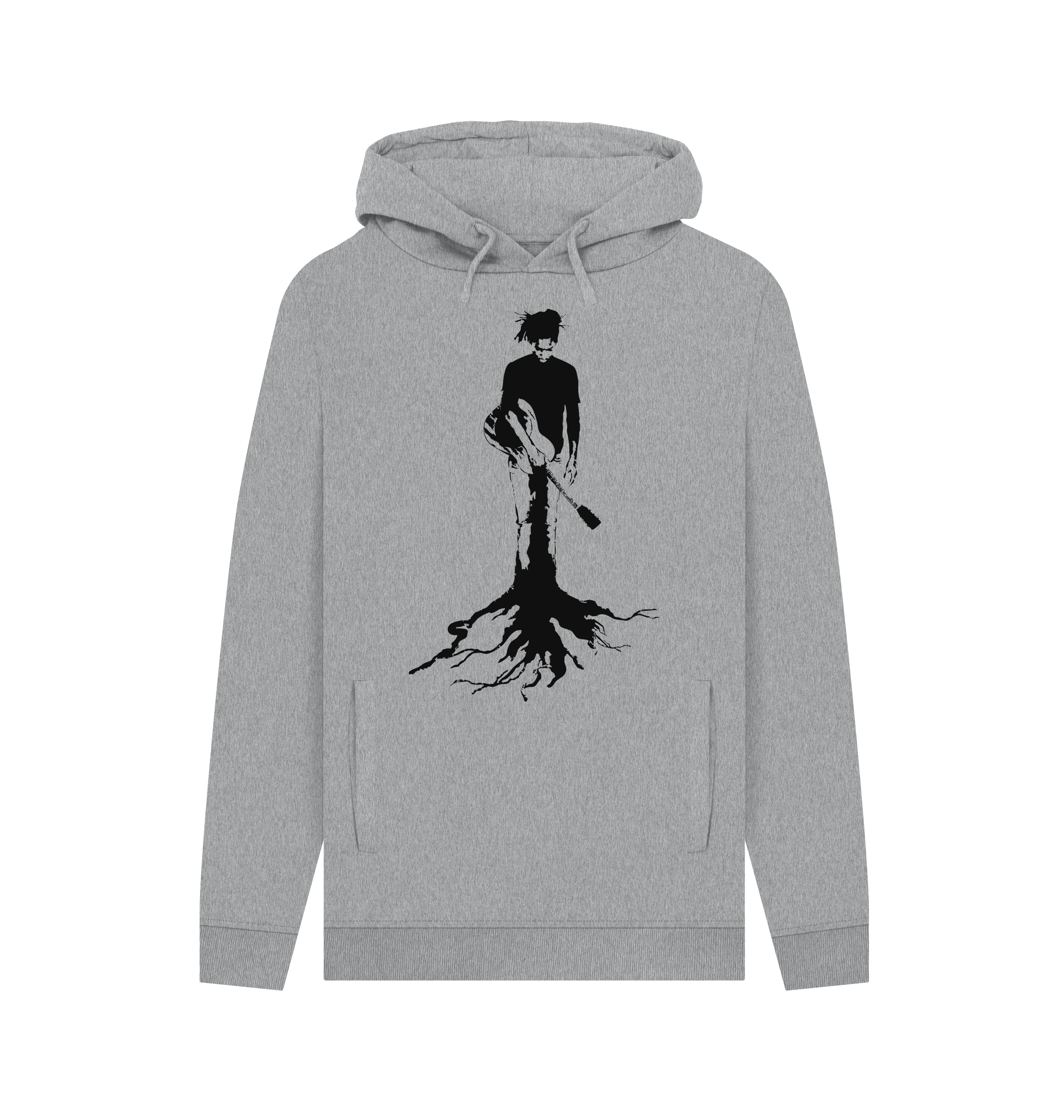 Light Heather Printed Hoody Front