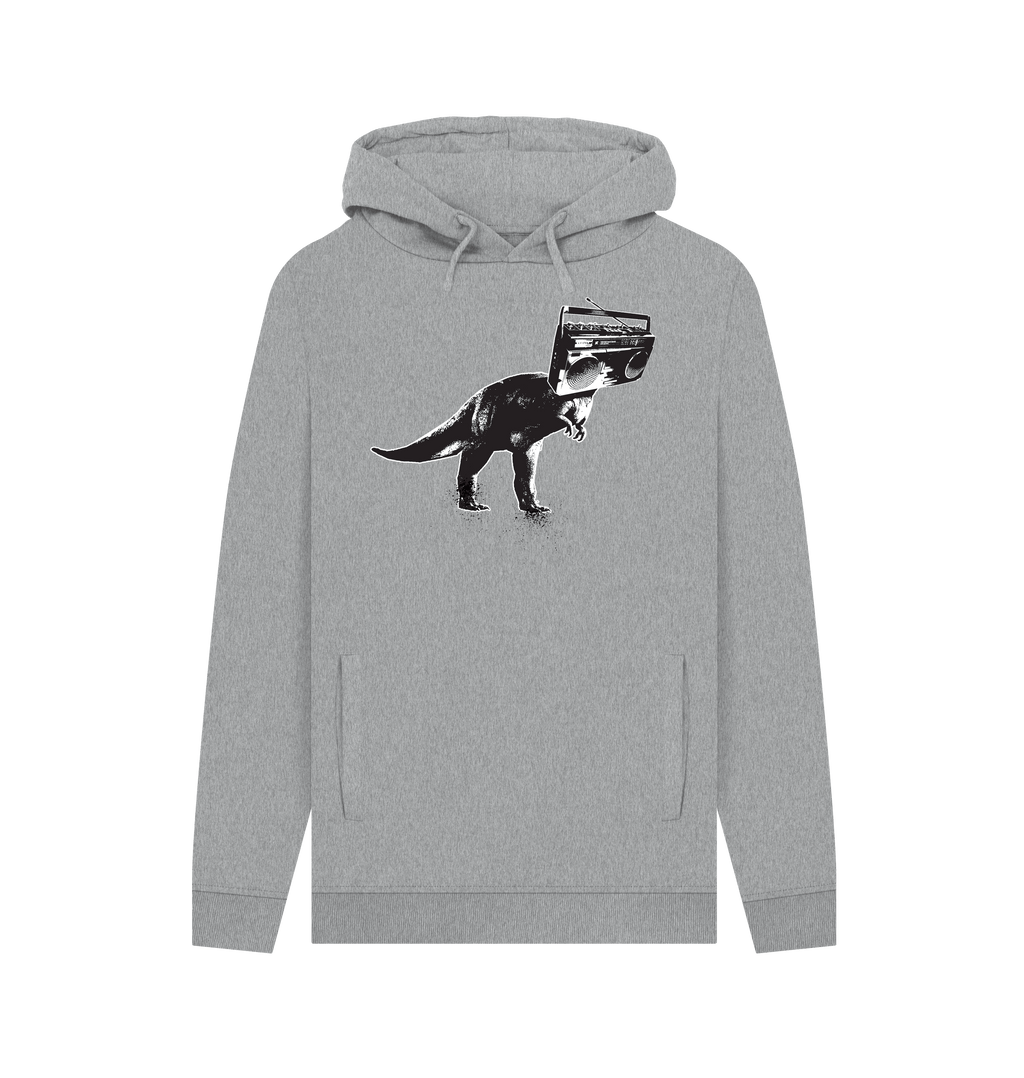 Light Heather Printed Hoody Front