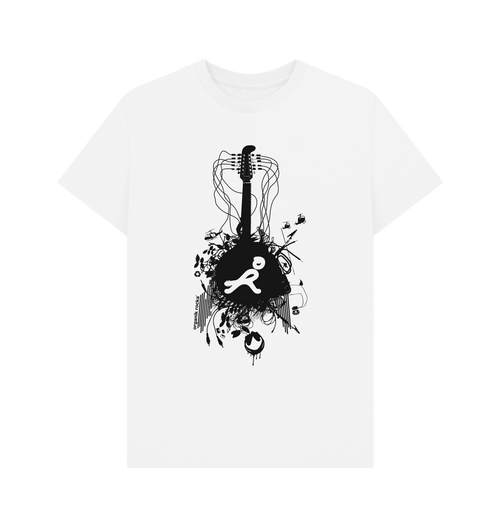 White Printed T-shirt Front