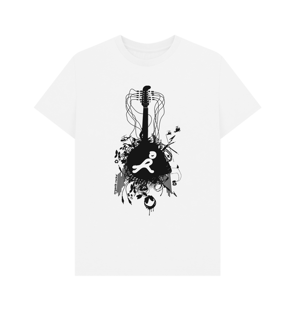 White Printed T-shirt Front