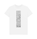 White Printed T-shirt Front